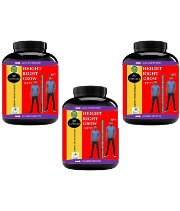 Hindustan Herbal HITE RIGHT GROW 90 no.s Capsule Pack of 3