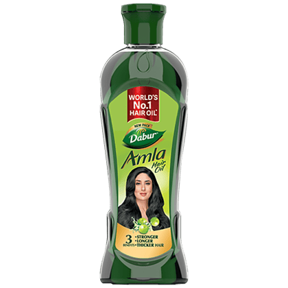 Dabur Amla Hair Oil - For Stronger, Longer & Thicker Hair, Rich In Vitamin C, 275 Ml