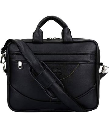 Leather World - Black P.U Office Bag