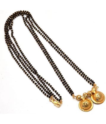 Mangalsutra Gold Plated South Indian Double Katori religious real look 7705