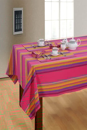 Pink Ivan Table Cover-60 x 120 in / Pink / Pink