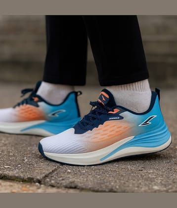 ASIAN NAVIGATOR-02 Light Grey Men's Sports Running Shoes