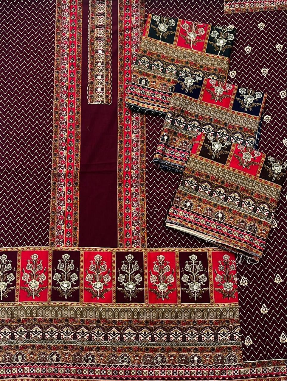 Unstitched Dress Material.