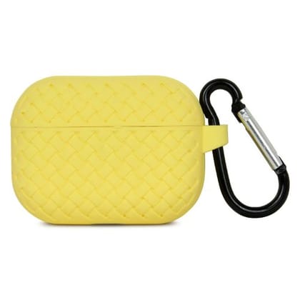 Yellow Stylish Silicone Case For Apple Airpods 4
