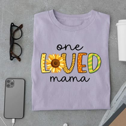 One loved mama T Shirt-Lavender / L