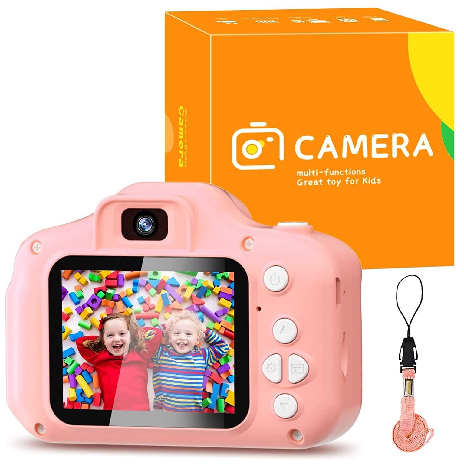 CADDLE & TOES Camera for Kids, Christmas Birthday Festival Gifts for Girls or Boys Aged 3-12, Digital Camera With Video, HD Toys (Camy Pink) CADDLE & TOES Camera for Kids, Christmas Birthday Festival Gifts for Girls or Boys Aged 3-12, Digital Camera With