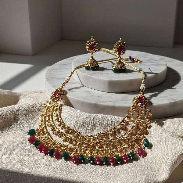 Noor Royale Kundan Necklace Set