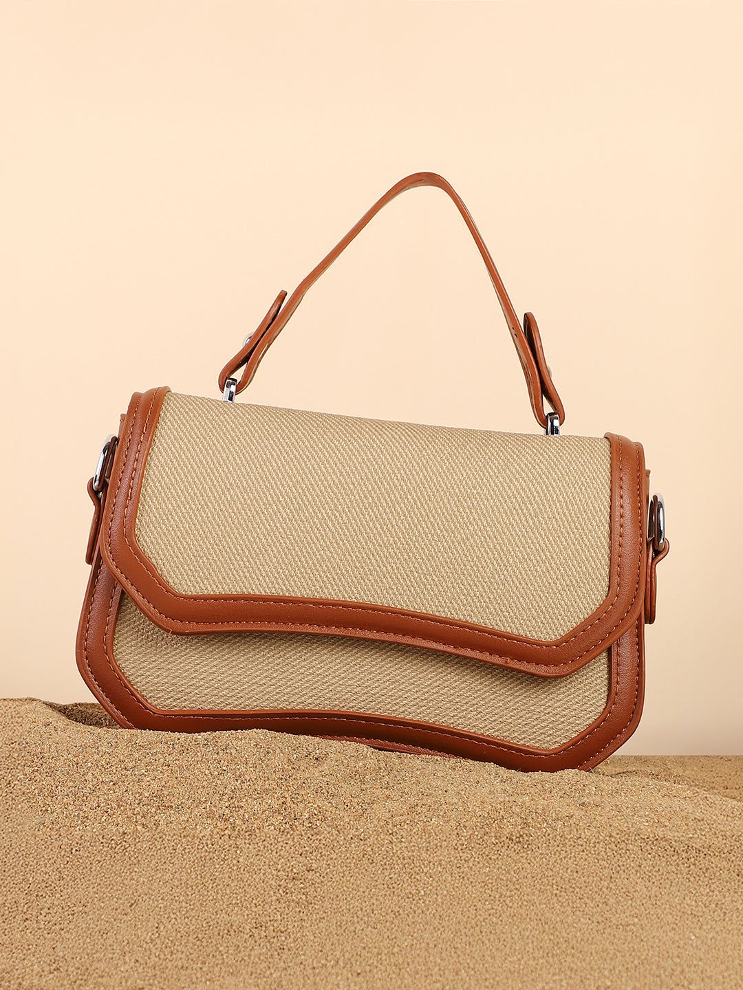 The Avenue Hand Bag - Tan Brown-Hand Bag
