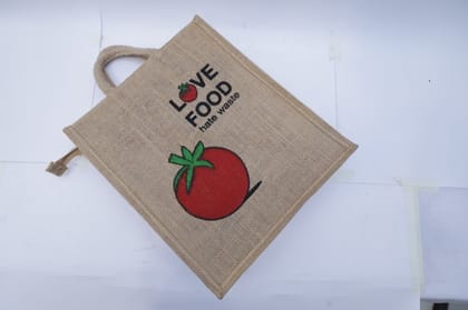 Love Food Tiffin Jute Bag