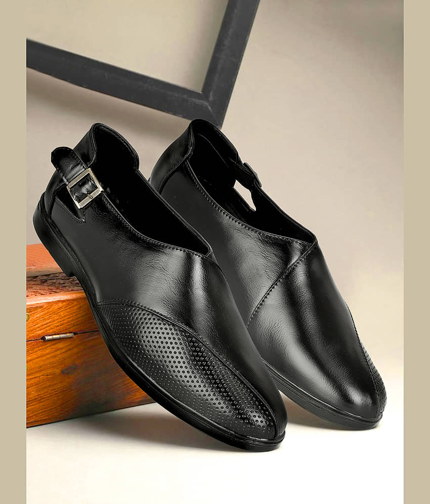 Buxton - Black Men's Sandals