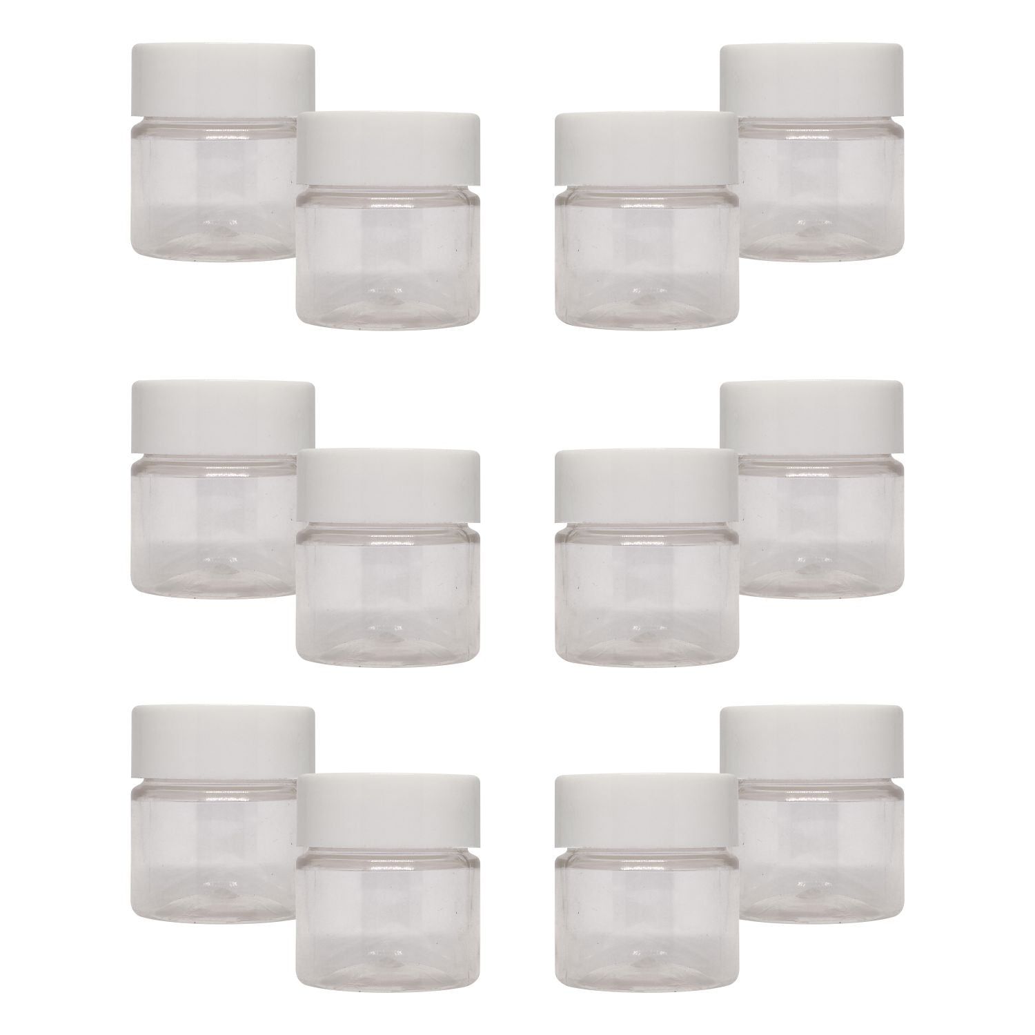 Puramio Round Pet Jar - Each 15 ml (Set of 12)