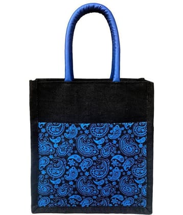 Foonty - Blue Jute Lunch Bag