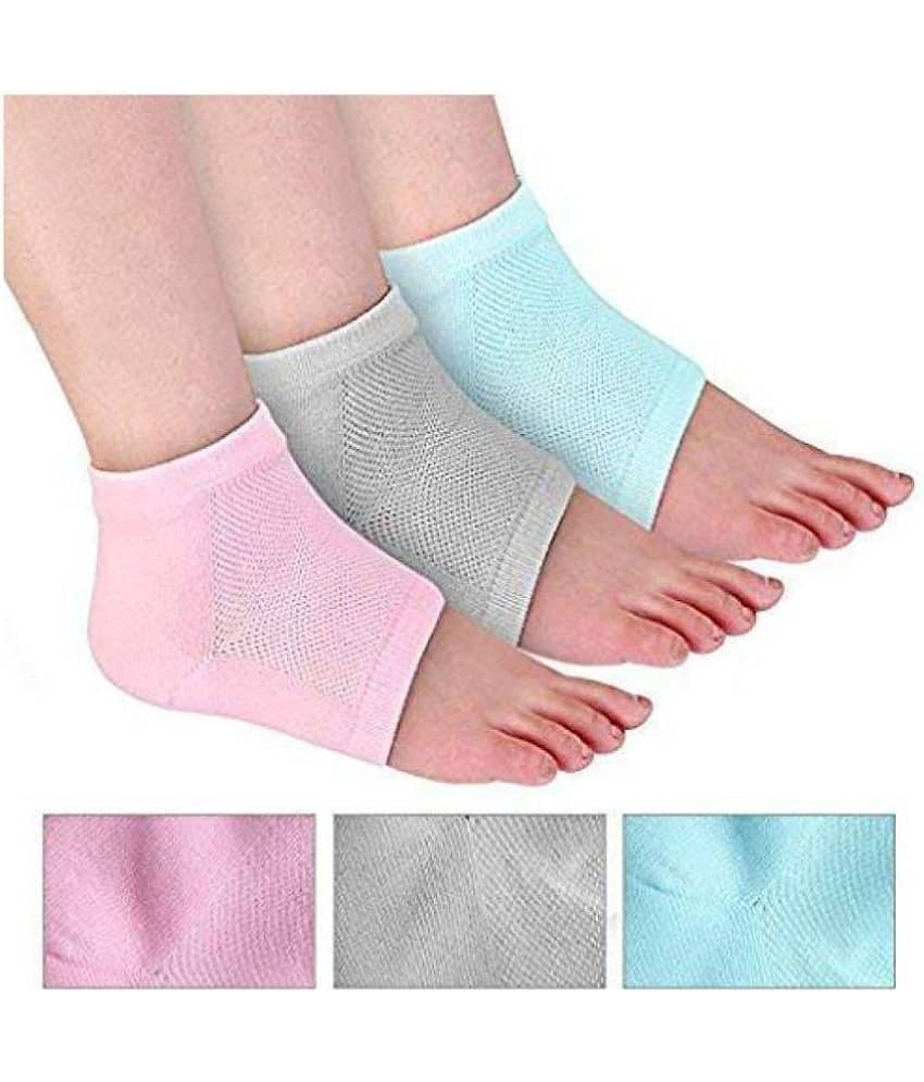MV creation Moisturizing Gel Heel Socks For Dry Hard Crack & Pain Relief With Open Toe Botanical Gel Pad For Men & Women