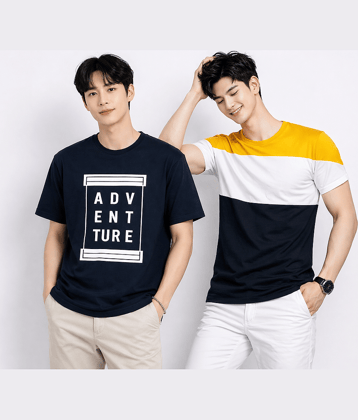 attitude start of fashion Men Polyester Regular Fit Printed T-Shirt ( Mustard )