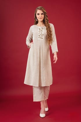 Cream Serenity Cord Set-CREAM / M