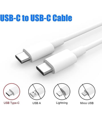 UniBoss White 3A Type C Cable 1 Meter