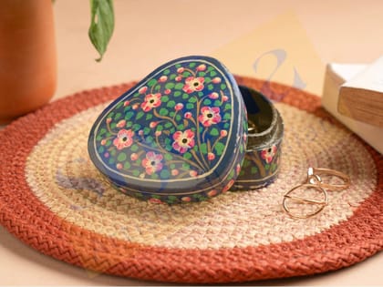 Srjana Handcrafted Kashmiri Paper Mache Box Handicrafts