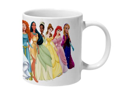 Multicolor Princesses Ceramic Mug