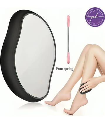 Crystal Hair Eraser, Crystal Hair Remover For Women and Men + Epilator Manual Facial Hair Remover Stick Face Body Hair Remover Free