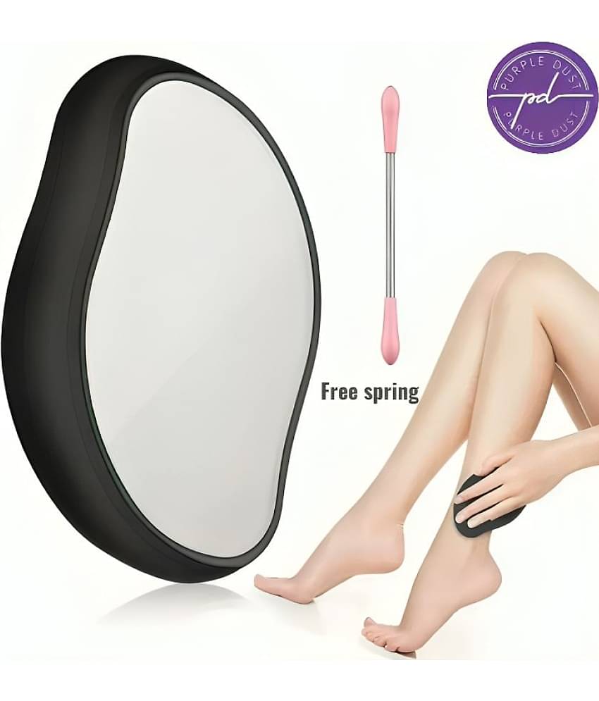 Crystal Hair Eraser, Crystal Hair Remover For Women and Men + Epilator Manual Facial Hair Remover Stick Face Body Hair Remover Free