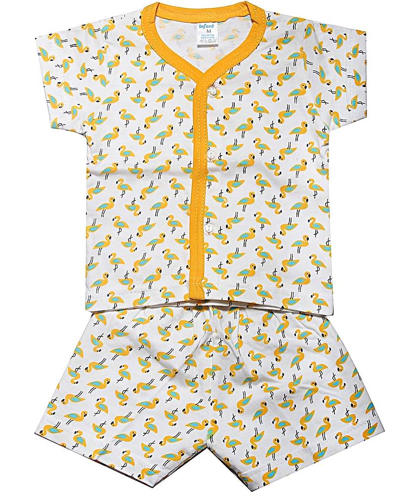 INFANT Unisex for Baby 100% Cotton T Shirts & Shorts ( Multi )