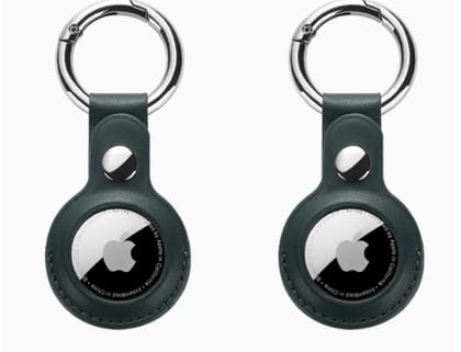 London - AirTag Custom Soft Leather Protective Holders