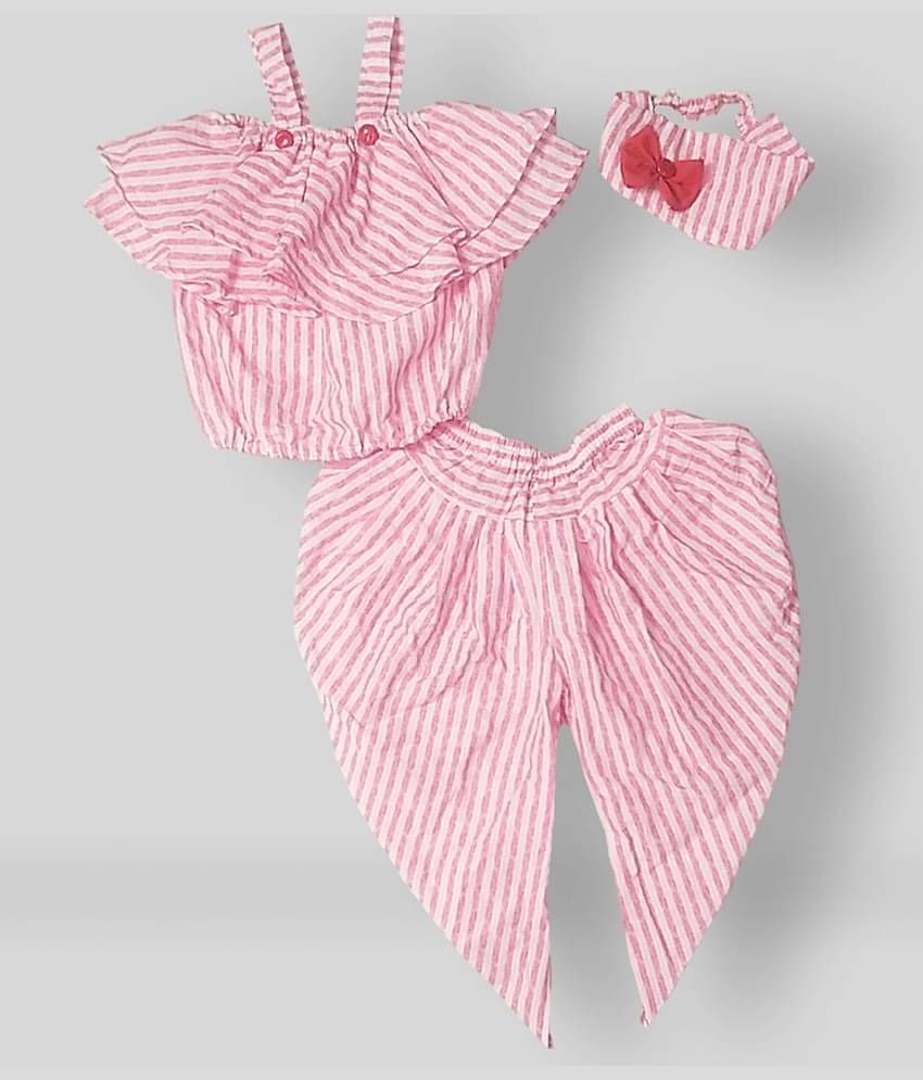 harshvardhanmart.com Pack of 1 Baby Girls Cotton Dresses ( Pink )