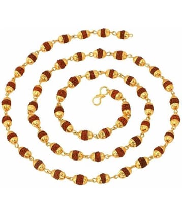 Moksha Rudraksha Cap Mala (Length -38 cms)