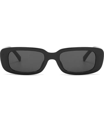 Kanny Devis - Black Rectangular Sunglasses ( Pack of 1 )