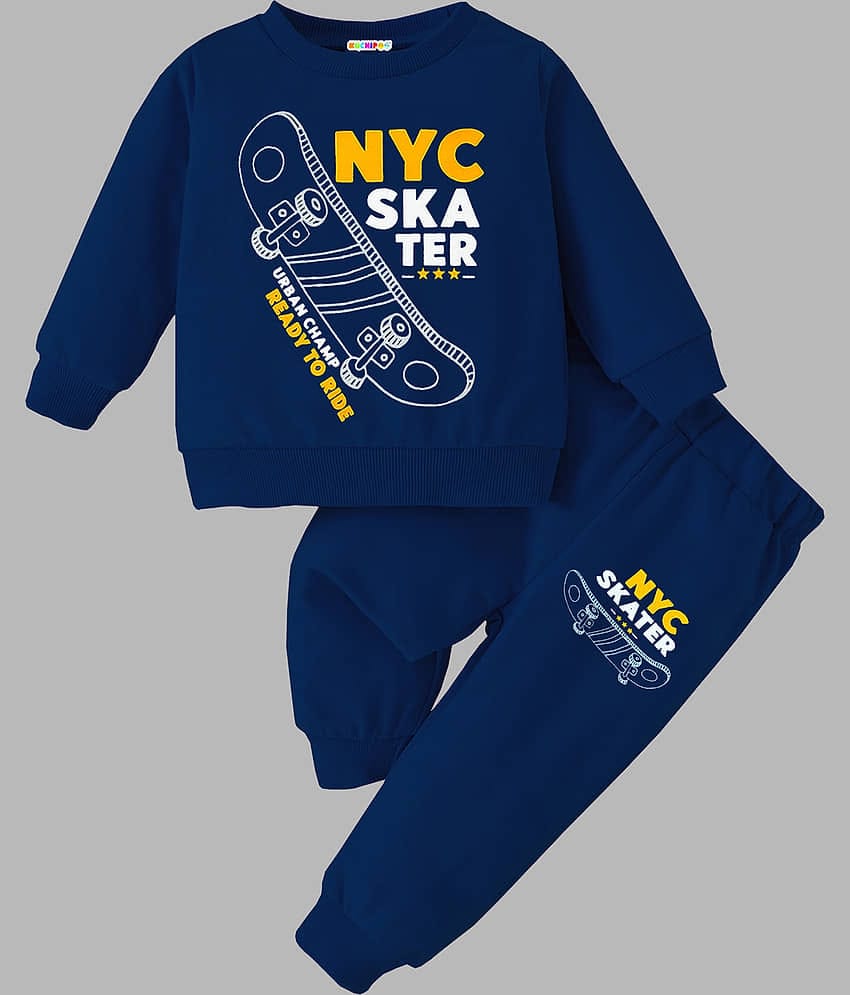 Kuchipoo Pack of 2 Boys Cotton Blend T-Shirt & Pants Set ( Multicolor 2 )