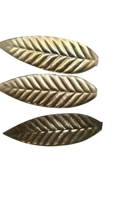 Handcrafted Brass Leaves for Pooja Needs