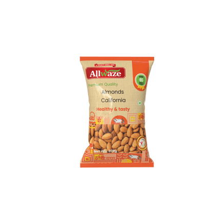 Allwaze Almonds California 200gram