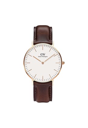 Daniel Wellington Classic 36 mm Black Dial Unisex Analogue Watch - DW00100146-Black