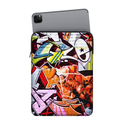 Wrapcart Underground Graffiti Canvas Tab Sleeve for Samsung Tab
