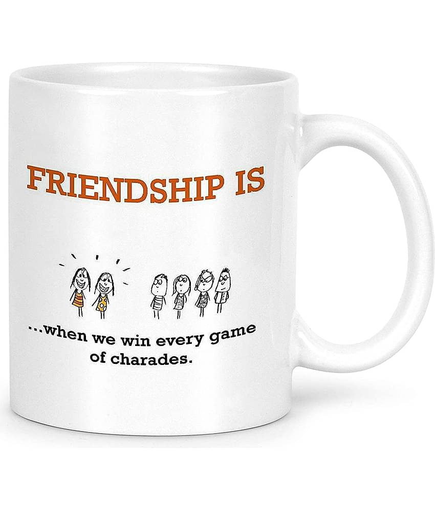 Idream Quote Printed Ceramic Coffee Mug 1 Pcs 330 mL