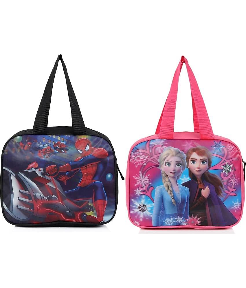 Kyros Pink Polyester Lunch Bag Pack of 2