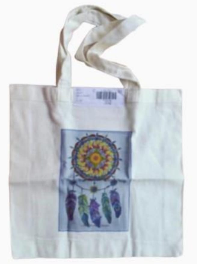 Kalakrishta Dream Catcher Mandala Tote Bag