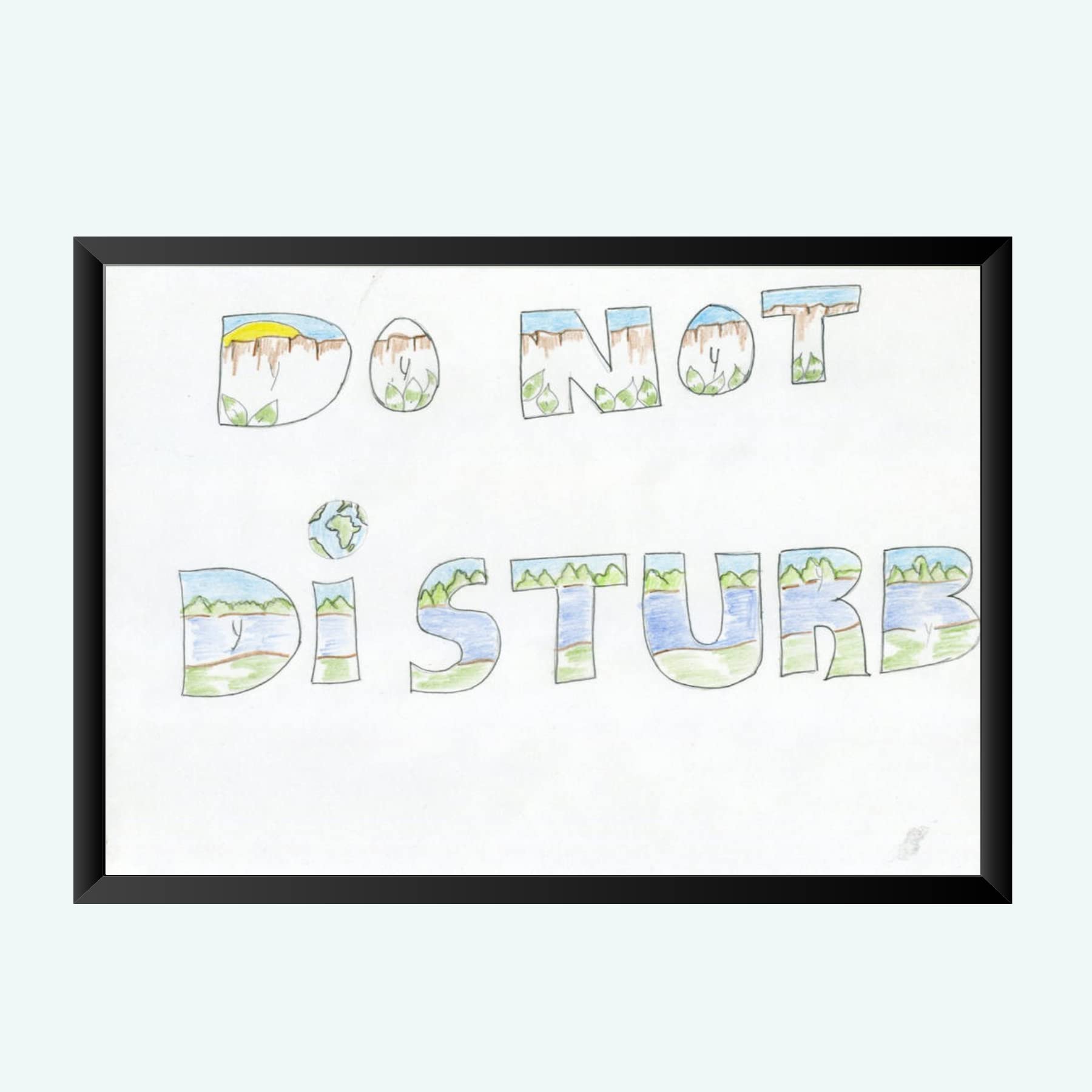 NOKKES Do Not Disturb Wall Photo Frame For India Love And Wall Decoration Wall Photo Frame Size 8X12 Inch_12