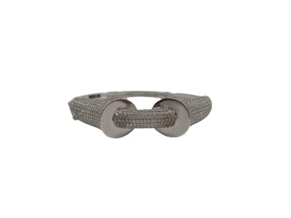 AABHA Silver Charm Bracelet for Women (Silver, 2.2)
