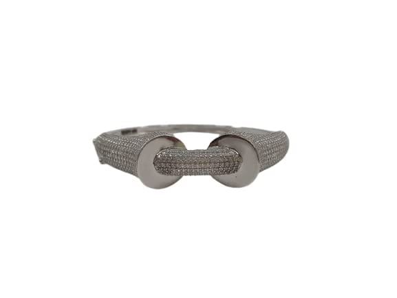 AABHA Silver Charm Bracelet for Women (Silver, 2.2)