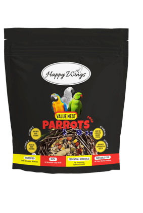 Happy Wings Nest Parrots 200g