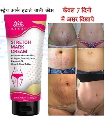 Intimify Stretch Mark Remover Cream, Stretch Mark Cream, Shaping & Firming Cream 50 gms