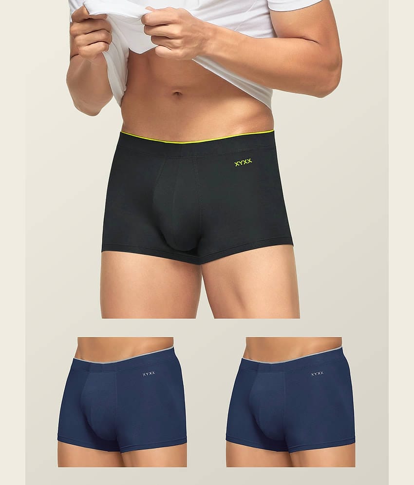 XYXX Pack of 3 Modal Trunks For Men's ( Multicolor )