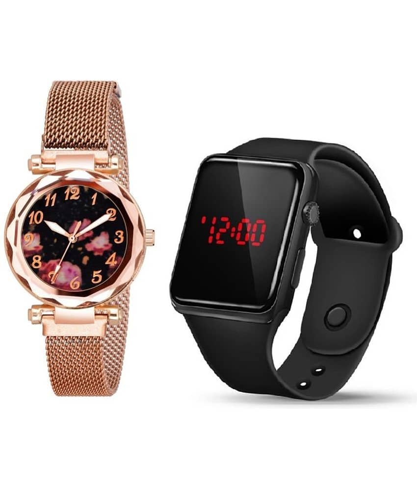 DECLASSE Multicolor PU Analog-Digital Womens Watch