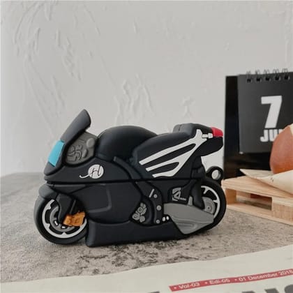 Motorcycle Bike Ridder Rubber Silicone Airpod Case-Airpod Pro 1 / Airpod Pro 2