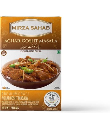 Mirza Sahab Achar Gosht Masala Instant Mix 50 gm Pack of 4