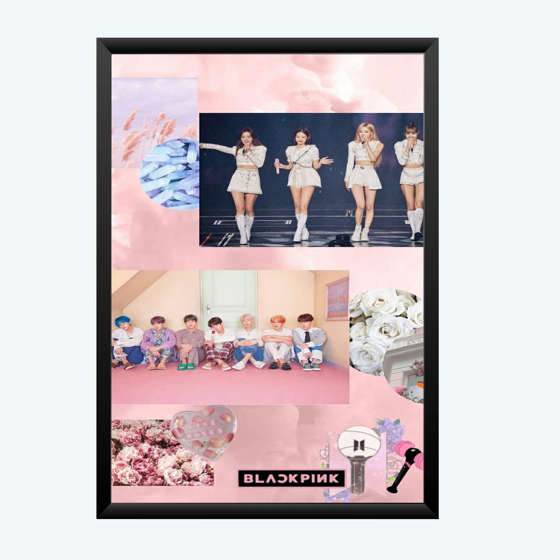 Nokkes Bts Army Bangtan Boy V suga J-Hope Jungkook Jin Jimin Rm 8X12 Inch Size Photo Frame Photo Home Office_bts2_63