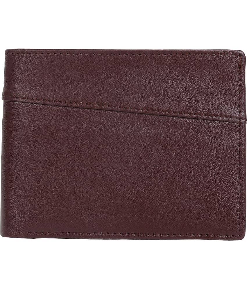 SUNSHOPPING Brown Faux Leather Men's Regular Wallet ( Pack of 1 )