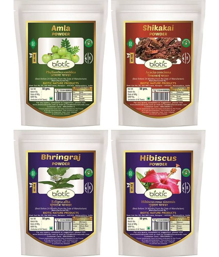 Biotic - Deep Conditioning Hair Mask For Damaged Hair (Pack of 4)