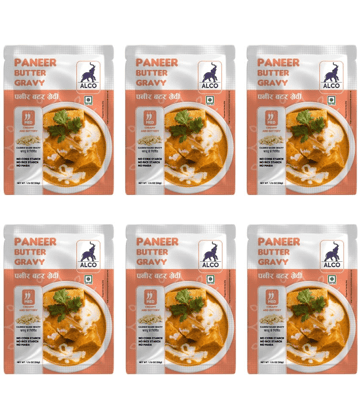 Alco Spices Paneer Butter Gravy : Natural & Fresh Instant Gravy (6 x 50gm) 300 gm